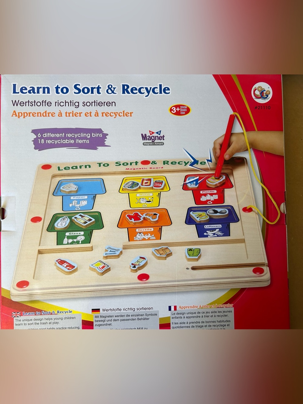 Learn To Sort & Recycle Kids Toy - Multicolor